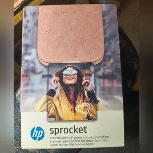 HP Sprocket Portable Photo Printer - Pink Speckled